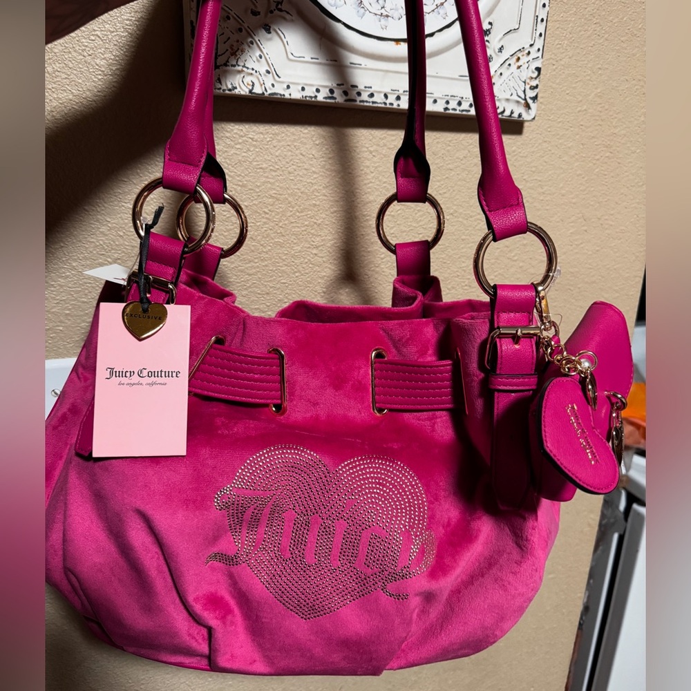 Juicy Couture Queen Couture Raspberry bag